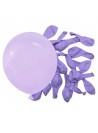 Balão de Látex Lilás Bebe Candy Liso 5 Polegadas 12cm 50 Unidades