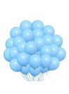 Balão de Látex Azul Claro Candy Liso 5 Polegadas 12cm 50 Unidades