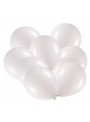 Balão de Látex Branco Liso 5 Polegadas 12cm 50 Unidades