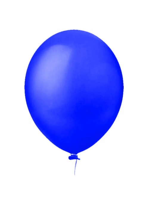 Balão de Látex Azul Liso 5 Polegadas 12cm 50 Unidades