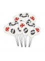 Balão de Látex Futebol Vasco da Gama 9 Polegadas 23cm Festcolor 25 Unidades
