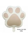Balão Metalizado Patinha Cachorro Candy 45x52cm Festa Pet