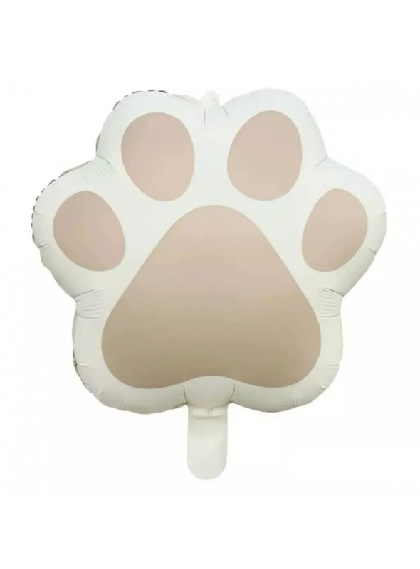 Balão Metalizado Patinha Cachorro Candy 45x52cm Festa Pet