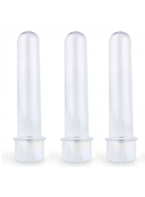 Lembrancinha Tubete Transparente 13cm 12 Unidades