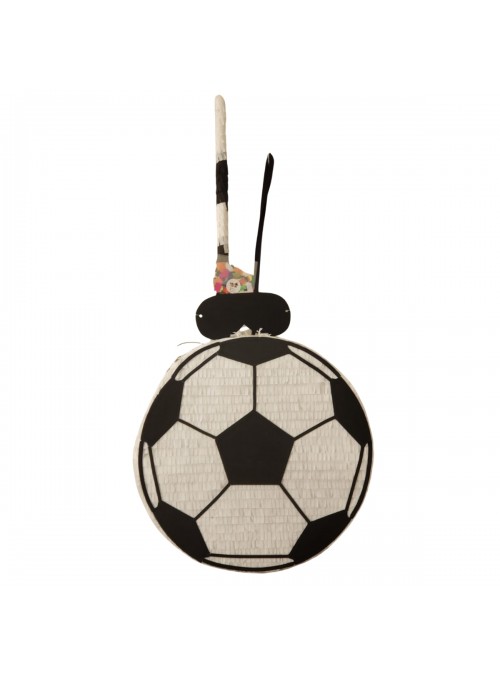 Pinhata Bola de Futebol com Bastão e Máscara Bam Festas Boutique de Festas
