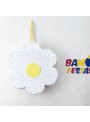 Pinhata Flor Margarida com Bastão e Máscara Bam Festas Boutique de Festas