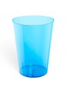 Copo Acrílico Resistente Azul 200ml 10unid Descartáveis