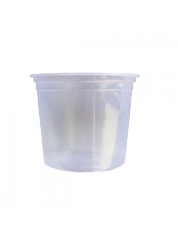 Pote Descartável Sem Tampa Transparente Para Sobremesa e Alimentos 250ml 50 Unidades