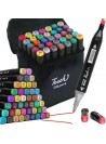 Canetinha Marcador Touch 36 Cores Para Colorir Duas Pontas