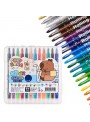 Giz De Cera Retrátil 18 Cores Estojo Capivara Para Colorir