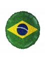 Balão Bexiga Metalizada Bandeira do Brasil Holográfica – 1 unidade