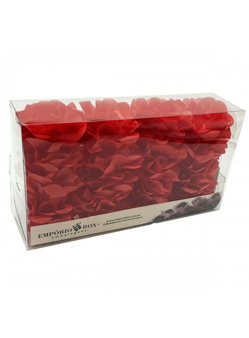 Forminhas Para Doces Flor Nena Super Seda Vermelha 40 Unidades