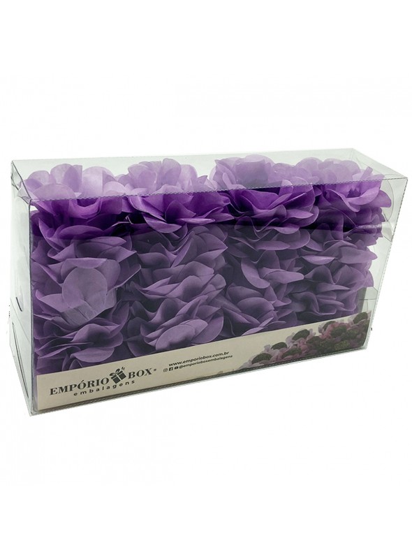 Forminhas Para Doces Flor Nena Super Seda Lilás 40 Unidades