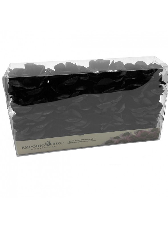 Forminhas Para Doces Flor Nena Super Seda Preta 40 Unidades