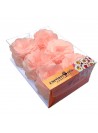 Forminhas Para Doces Flor Nena Super Seda Laranja Pêssego 40 Unidades