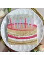 Guardanapo De Papel Bolo De Aniversário 20 Unidades Descartáveis