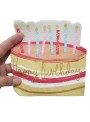 Guardanapo De Papel Bolo De Aniversário 20 Unidades Descartáveis