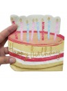 Guardanapo De Papel Bolo De Aniversário 20 Unidades Descartáveis