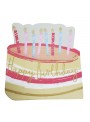 Guardanapo De Papel Bolo De Aniversário 20 Unidades Descartáveis