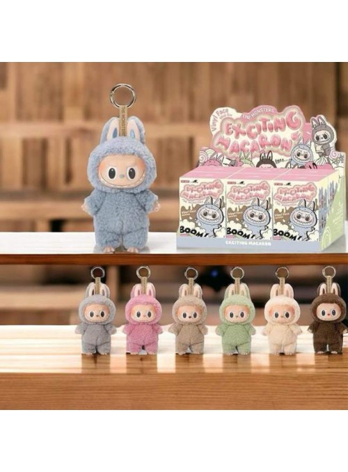 Labubu Macaron Monsters Chaveiro Caixa Surpresa 1 Unidade