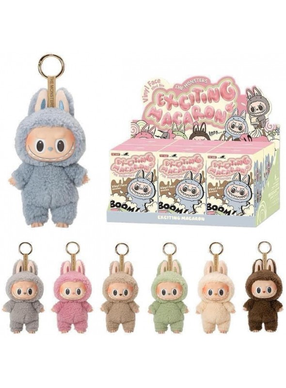 Labubu Macaron Monsters Chaveiro Caixa Surpresa 1 Unidade