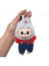Labubu Monsters Com Roupa Macacão Jeans Edição Especial Chaveiro 1 Unidade