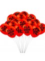Balão De Látex Time Flamengo Futebol 9 Polegadas 23cm 25 Unidades