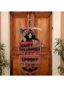 Enfeite Decorativo Happy Halloween Assustador Caveira 54cm