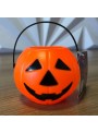Baldinho Balde Abóbora Halloween 17cm Silver Festas