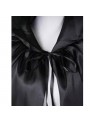 Capa Fantasia Infantil Vampiro Com Capuz Preto 80cm