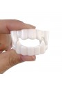 Dentadura De Vampiro Dente Plástico Branca 10 Unid Halloween