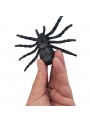 Halloween Aranha Decorativa Preta 11,5cm 4 Unidades Dia das Bruxas