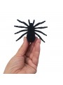 Halloween Aranha Decorativa Preta 11,5cm 4 Unidades Dia das Bruxas