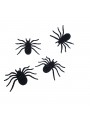 Halloween Aranha Decorativa Preta 11,5cm 4 Unidades Dia das Bruxas
