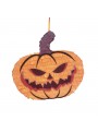 Pinhata Abóbora Halloween Bastão E Máscara Bam Festas Piñata