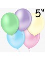 Balões de Látex Candy Colors Sortidos 5 Polegadas 12cm 50 Unidades