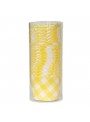 Forminhas para Cupcake de Papel Forneáveis Xadrez Amarelo Vichy 20 Unidades