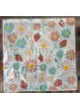 Guardanapo De Papel Margaridas Com Morango 16,5cm 20 Unidades
