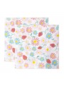Guardanapo De Papel Margaridas Com Morango 16,5cm 20 Unidades