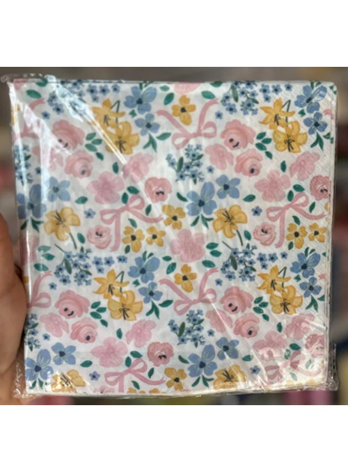 Guardanapo De Papel Jardim de Flores 16,5cm 20 Unidades