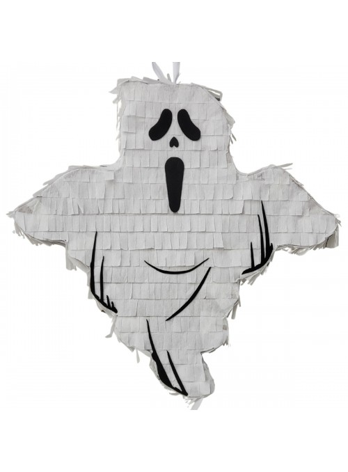 Pinhata Fantasma Halloween Bastão Máscara Confetes Bam Festas Piñata