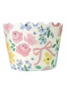 Forminhas Para Cupcake Forneáveis De Papel Jardim de Flores 20 Unid