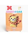 Massinha De Eva Leão 4 Cores Com Qrcode Monte Seu Leão