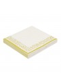 Guardanapos de Papel Luxo Arabesco Dourado – 20 unidades