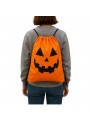 Mochila Divertida Abóbora Halloween Saco Para Doces 1 Und