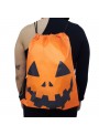 Mochila Divertida Abóbora Halloween Saco Para Doces 1 Und