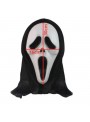 Máscara Plástico Pânico Com Capuz Halloween Dia Das Bruxas