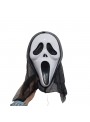Máscara Plástico Pânico Com Capuz Halloween Dia Das Bruxas