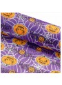 Tnt Estampado Abóbora Com Fundo Roxo Halloween 2m X 1,40m