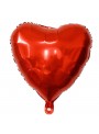 Balão Metalizado Coração Vermelho 10 Polegadas 25,3cm 6 Unidades
